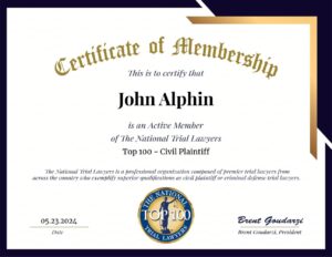 National Trail Lawyers Top 100 - John Alphin